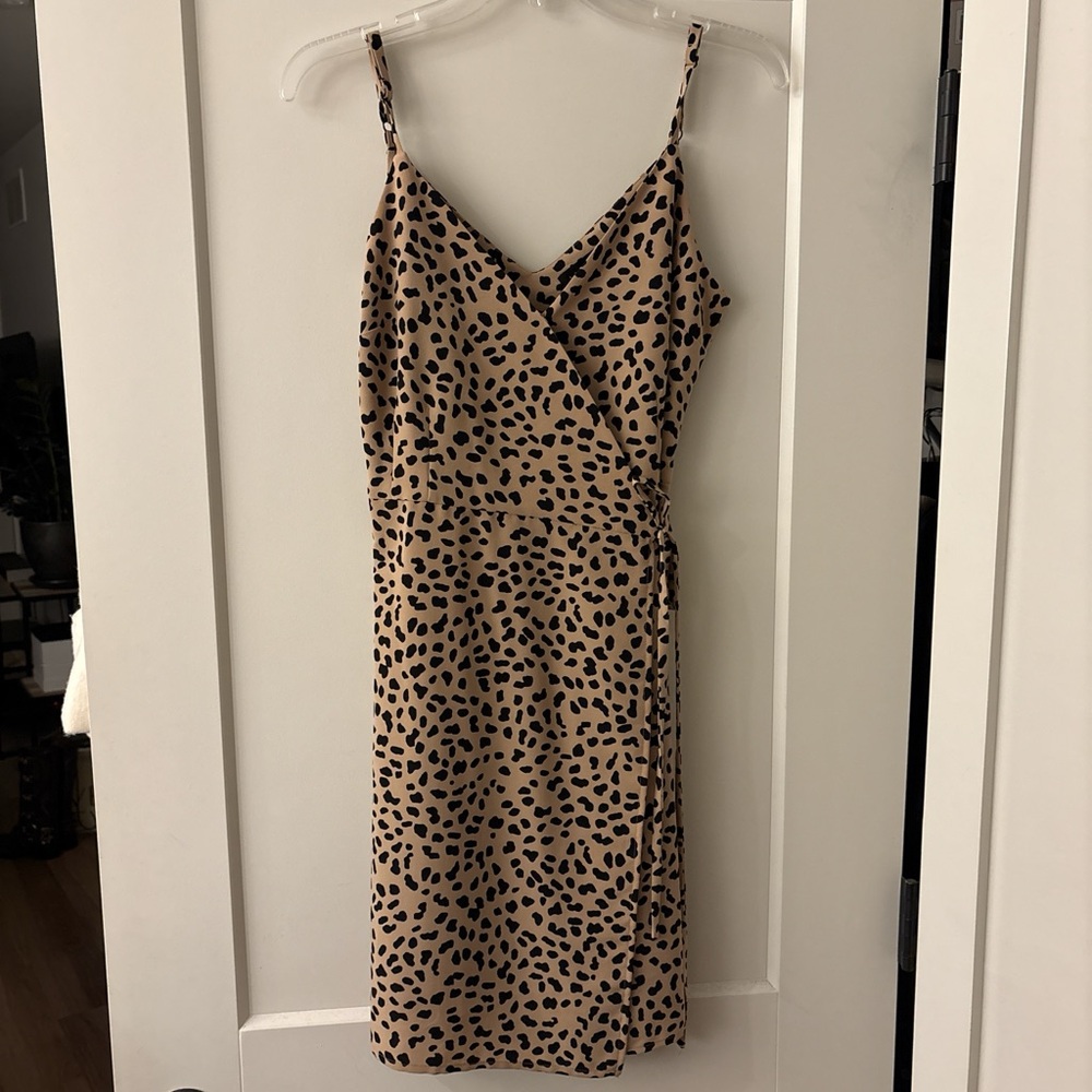 Sanctuary Leopard Spotted Midi Dress